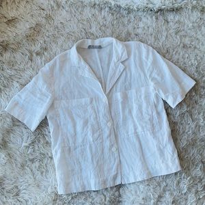 Everlane Linen Workwear Top
